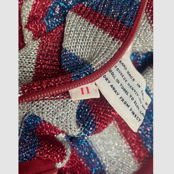 Vintage International Boutique Long Sparkle Knit Maxi Dress Hong Kong S TALL - Picture 7 of 9